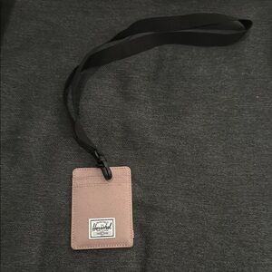 Herschel Supply Company Pink and Black Key & Card Holder